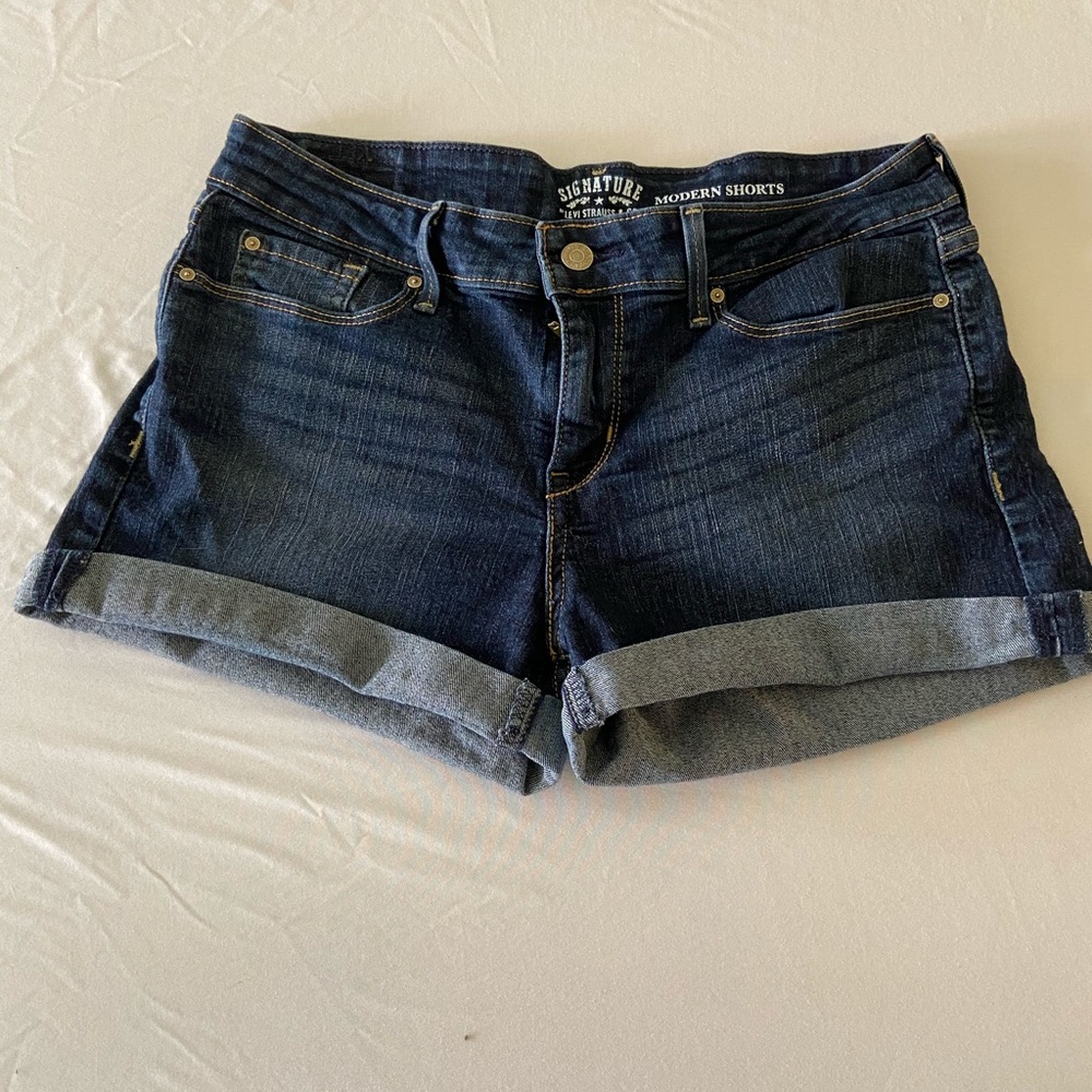 Denim shorts
